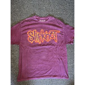 Slipknot T Shirt Mens Large Tie Dye Double Sided Graphic Band Tee Metal